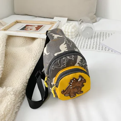 Children Kids Toddler Fashion Dinosaur Messenger Bag with Adjustable Strap