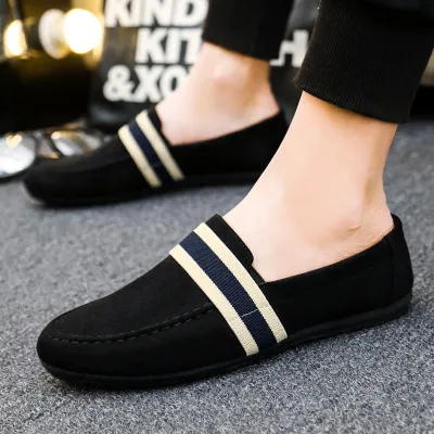 Men Casual Breathable Canvas Loafers