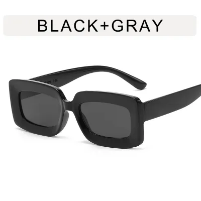 Women Fashion Square Frame Sunglasses PC