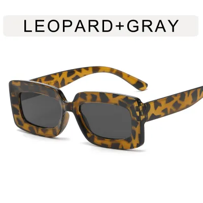 Women Fashion Square Frame Sunglasses PC