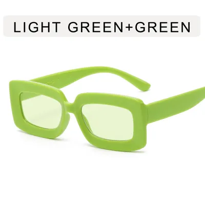 Women Fashion Square Frame Sunglasses PC