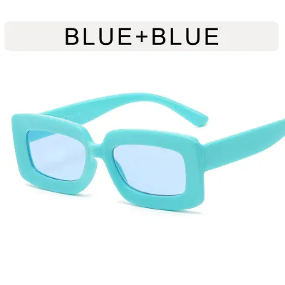 Women Fashion Square Frame Sunglasses PC