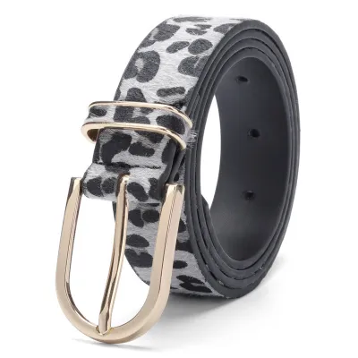 Women Personality Fashion Leopard Casual Belt