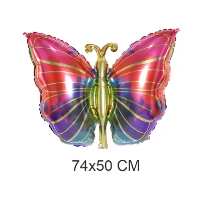 Alien Flower Butterfly Foil Balloons Birthday Wedding Party Decoration Balloons