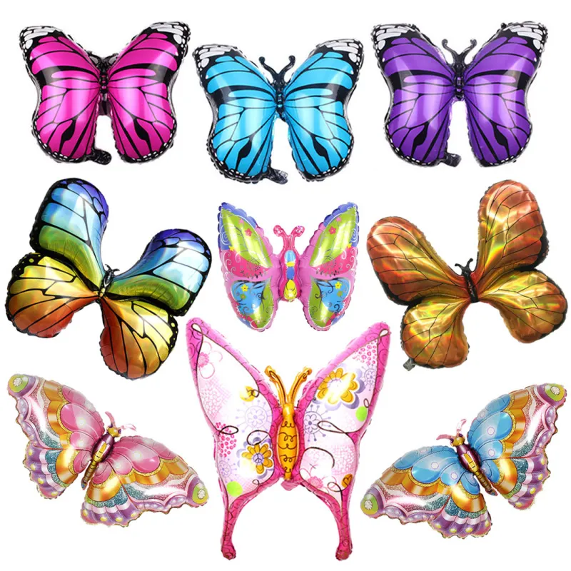 Alien Flower Butterfly Foil Balloons Birthday Wedding Party Decoration Balloons
