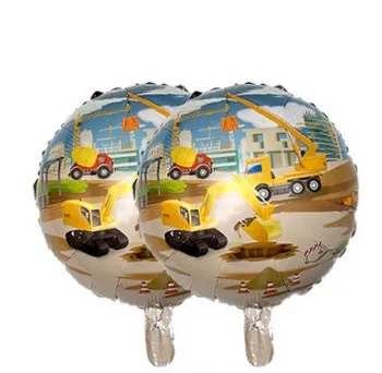 18 Inch Bulldozer Car Foil Balloons Birthday Party Decoration