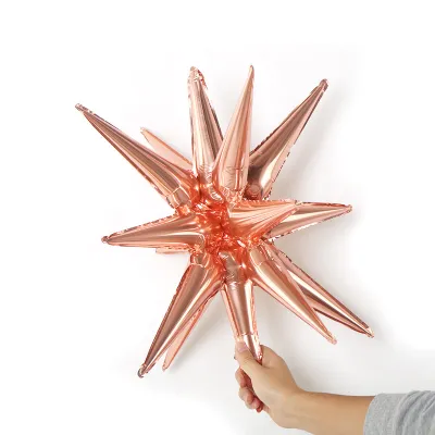 22 Inch Caramel Piece Explosion Star Aluminum Film Balloon Birthday Christmas Party Decoration