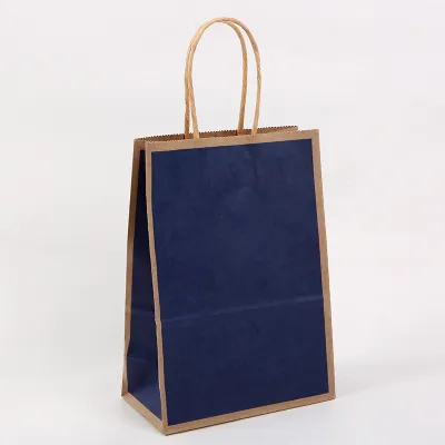 Kraft Paper Multicolor Shopping Storage Gift Bag