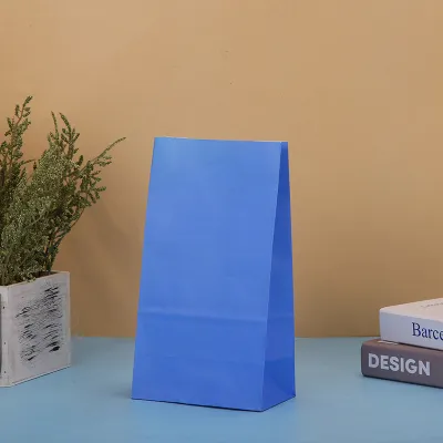 Creative Solid Kraft Paper Party Favor Bags Shopping Bags