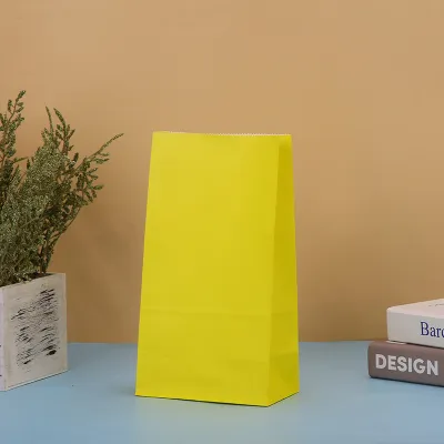 Creative Solid Kraft Paper Party Favor Bags Shopping Bags