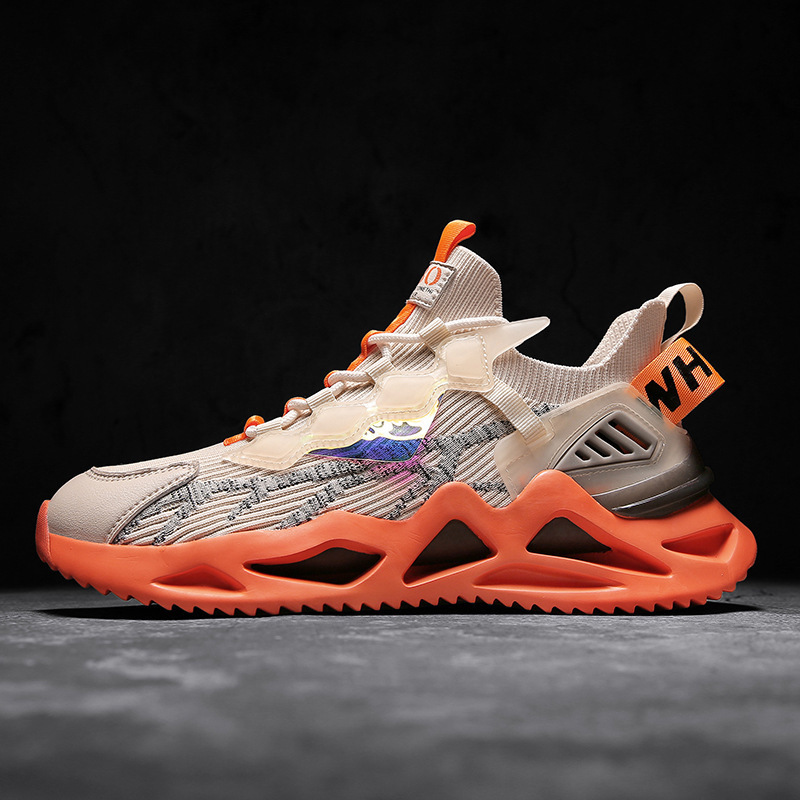 Wholesale Men Fashion Breathable Wear-Resistant Sports Shoes Wholesale Men Fashion Breathable Wear-Resistant Sports Shoes