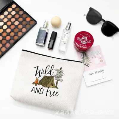Women's Fashion Camping Cosmetic Bag Bottomless Travel Makeup Organizer