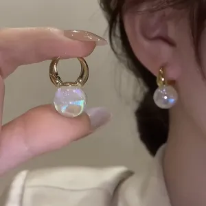 Women Simple Pearl Earring Fashion Jewelry
