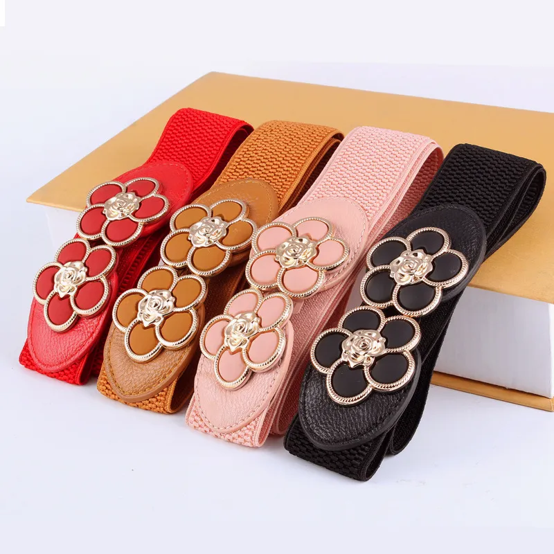 Women's Fashion Elastic Stretch Woven Belt