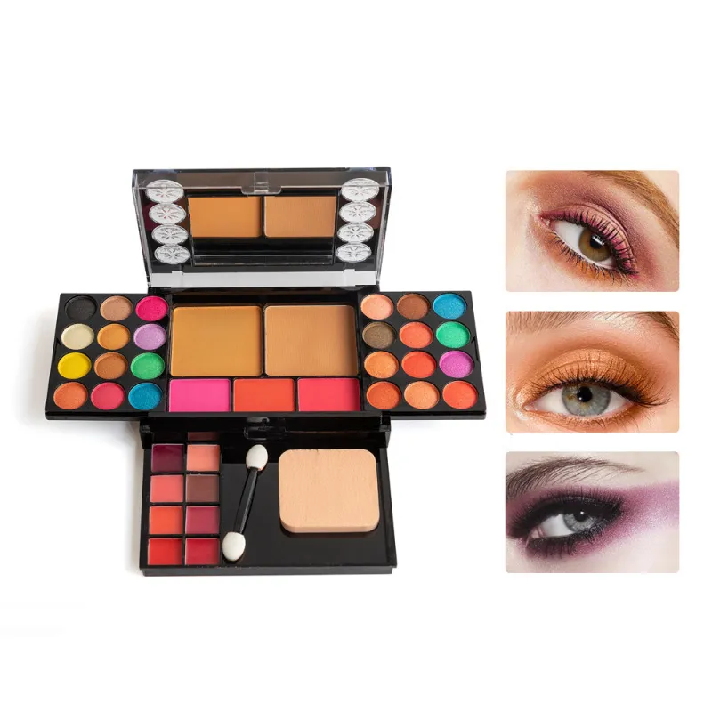 GLAZZI Women Avant-Garde Easy Color Eyeshadow Red Powder Multi-Shade Eye Palette