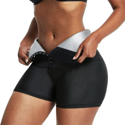 Women Casual Single-Breasted Belted Sports Shorts