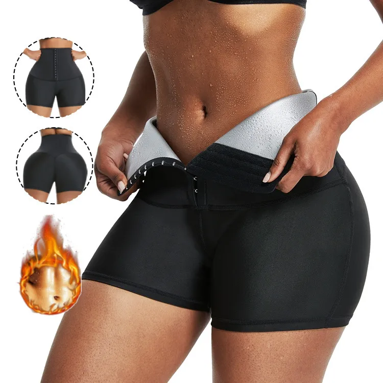 Women Casual Single-Breasted Belted Sports Shorts