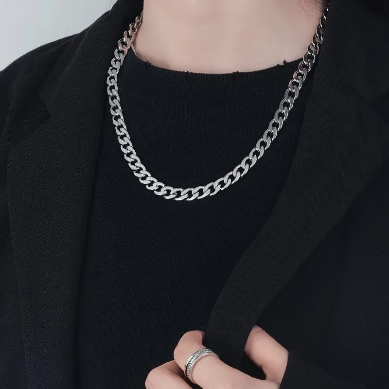 Men's Vintage Stainless Steel Non-Fade Hip Hop Chunky Chain Necklace