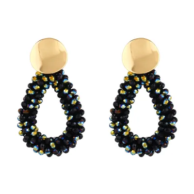Soar Women's Geometric Crystal Bead Earrings