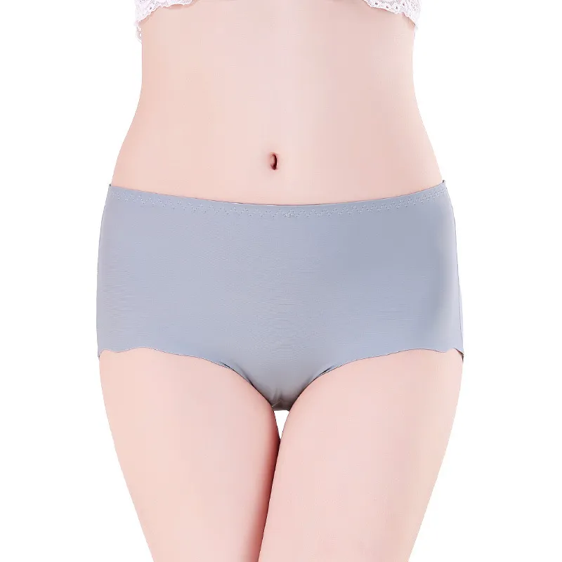 Ice Silk Plus Size Non-Trace Pure Cotton Crotch Underwear Women Panties  Seamless - China 3D Senselast and Seamless price