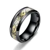 Black- Black Ring Black Gold