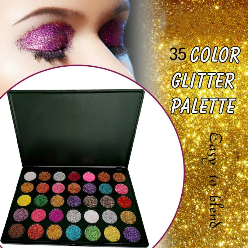 96 Colors Eyeshadow Palette Pearly Matte Glitter Finish Clow