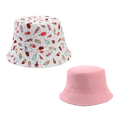 Children Kids Baby Unisex Cartoon Animal Print Flat Top Sunscreen Hat
