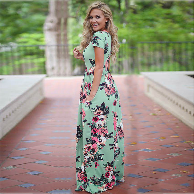 Floral Maxi Dress Wholesale