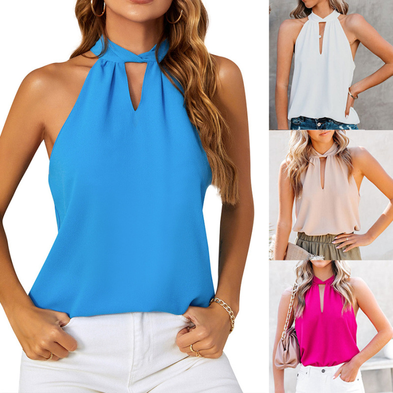 トップス YILON Halter-neck check blouse yilon HALTER-NECK CHECK BLOUSE - メルカリ