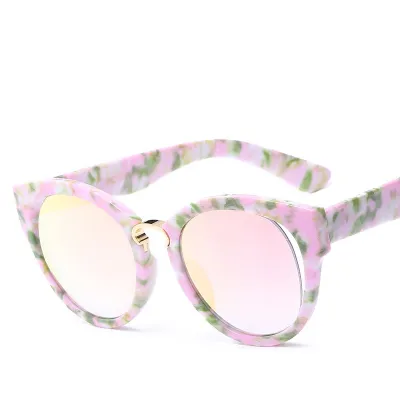 Women Simple Fashion Irregular Hollow Multicolor Sunglasses