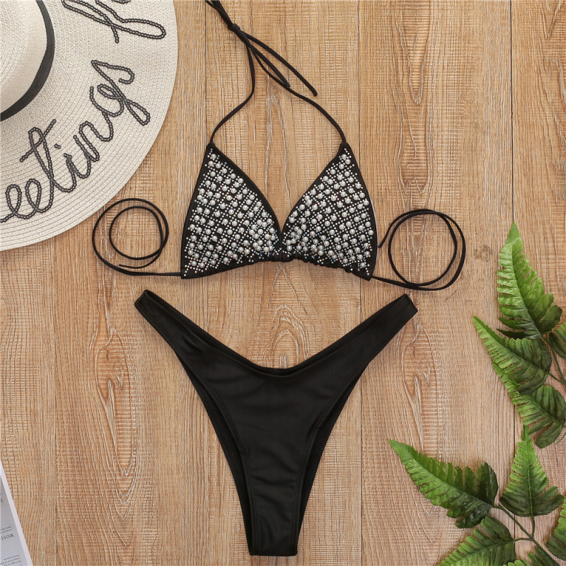[TOOMUCHTAX] PEARL GLITTER BIKINI /追跡付 AIRE BIKINI BOTTOM PINK SEQUIN – Outcast USA