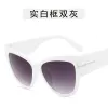 Solid White Frame Double Gray