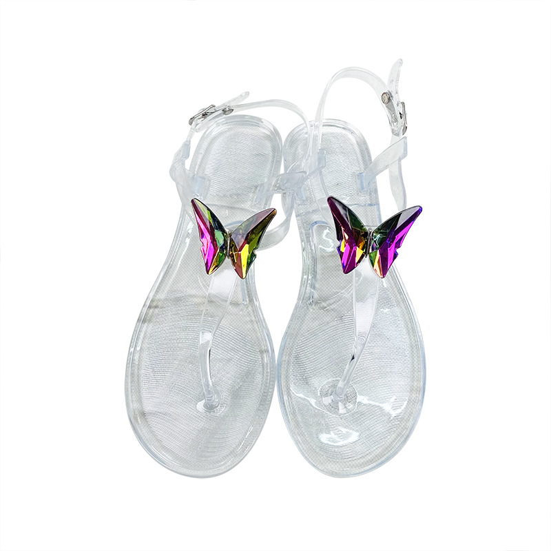 サンダル・ミュール D-Wave Gradient Butterflies Embroidery cotton sandals color_5.jpg?x-oss-process=