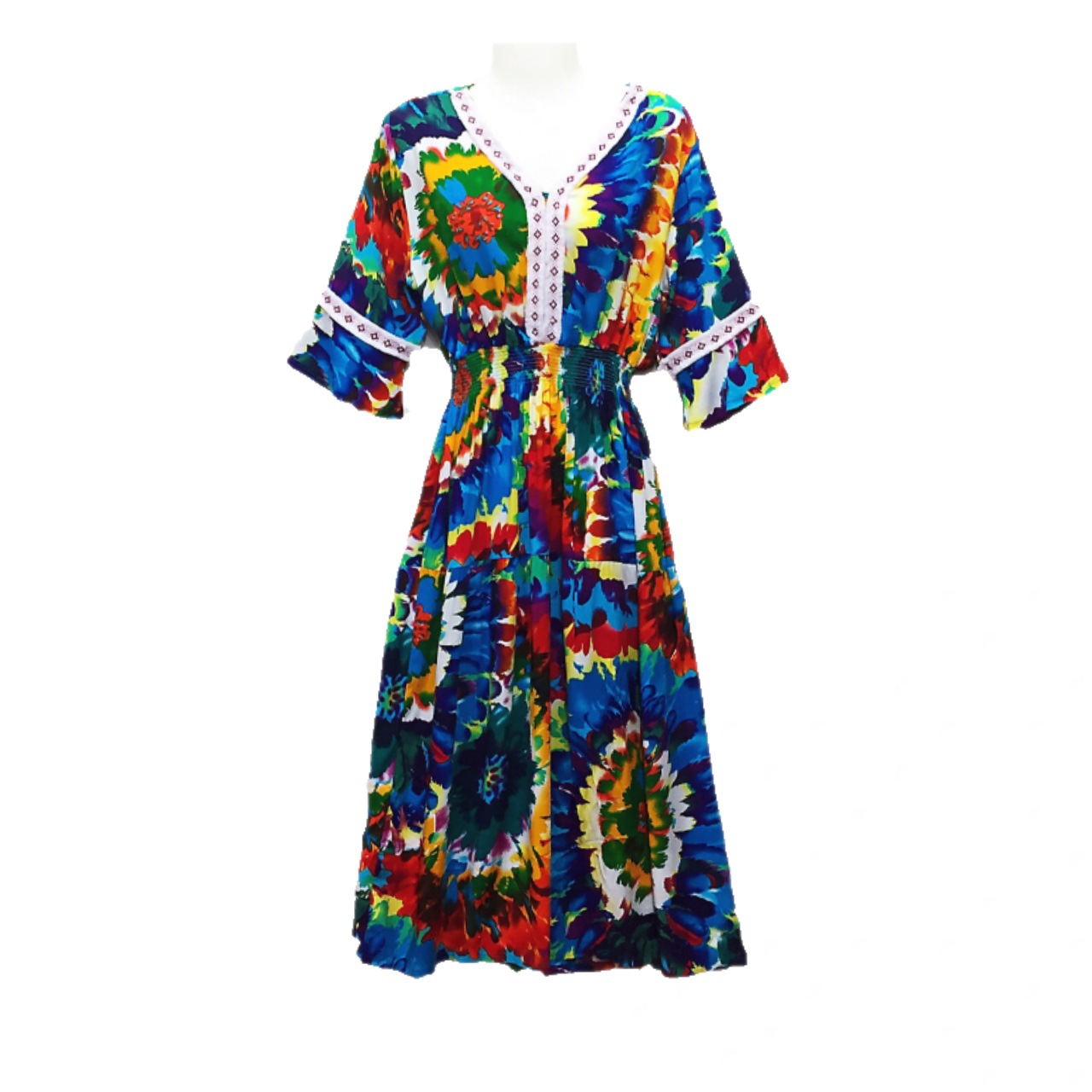 LE’RURE Cotton race souffle sleeve dress LE'RURE Cotton race souffle sleeve dress | DRESS,DRESS