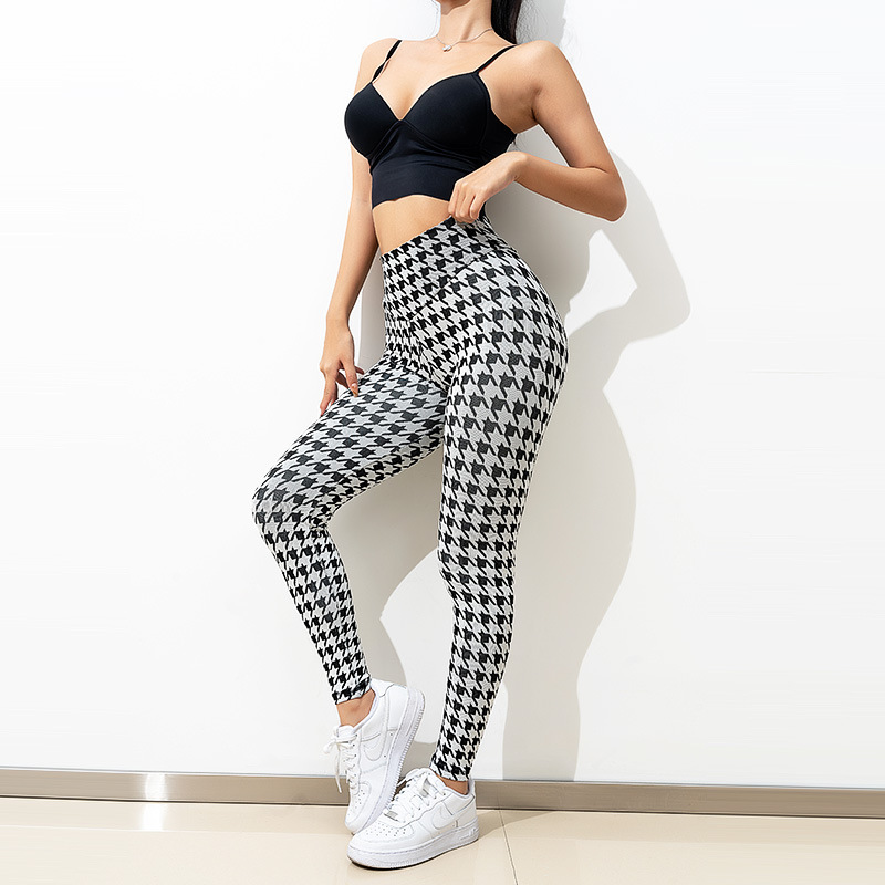 Houndstooth yoga clearance pants