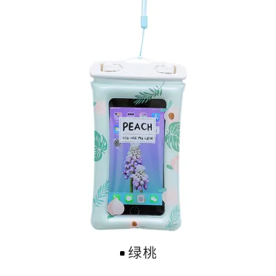 Women Creative Cartoon Waterproof PVC Bag Large Phone Case Swimming Accessory
