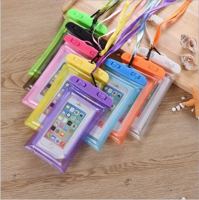 Women Simple Fashion Solid Color Rainproof Phone Case