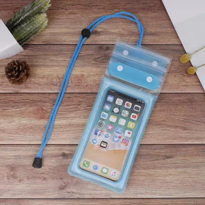 Summer Women Fashion Waterproof Transparent Three-Fold Outdoor Phone Case