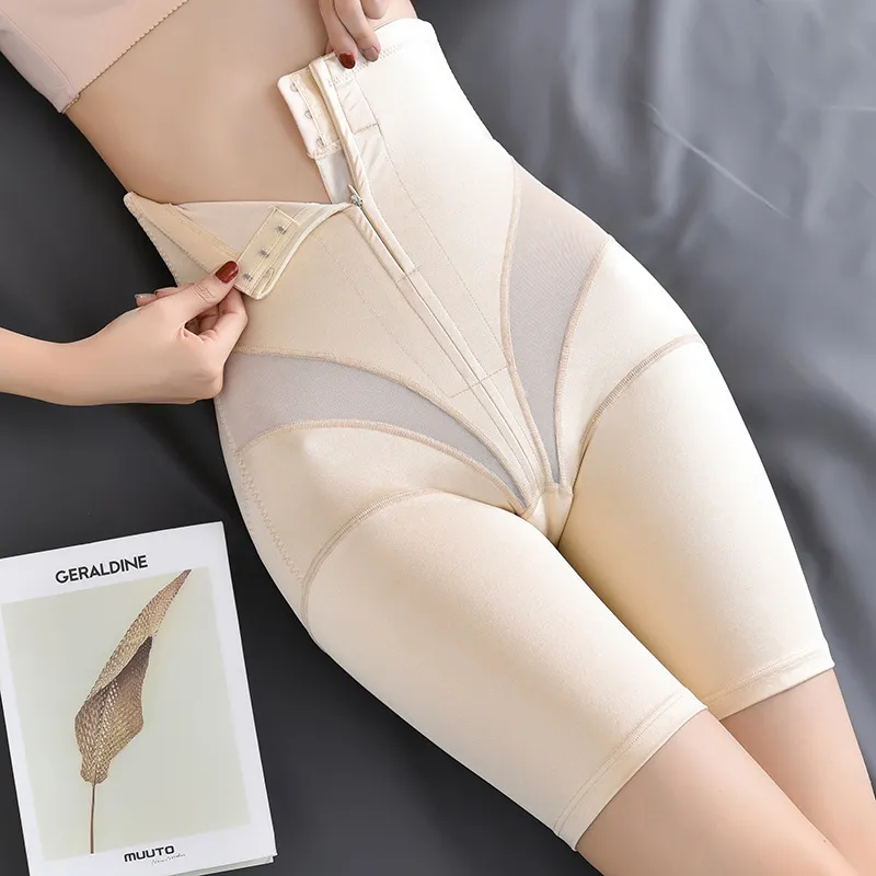 Wholesale Women'S High Waist Zipper Belly Slimming Waist Lifting