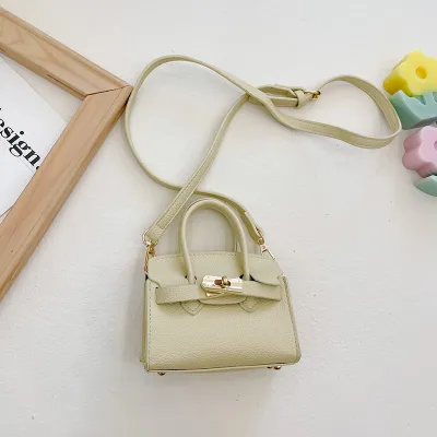 Children Kids Baby Fashion Girls Solid Color Crossbody Shoulder Bag