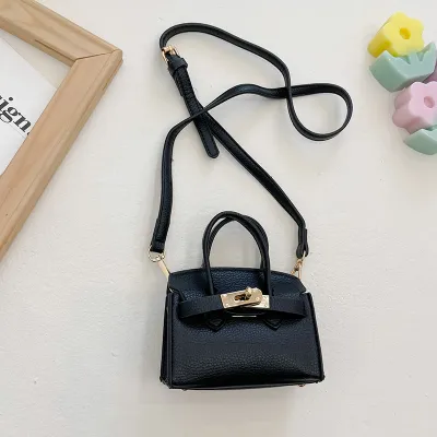 Children Kids Baby Fashion Girls Solid Color Crossbody Shoulder Bag