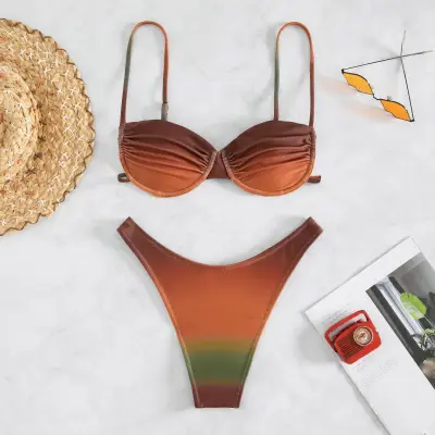 Women's Sexy Gradient Bikini Set