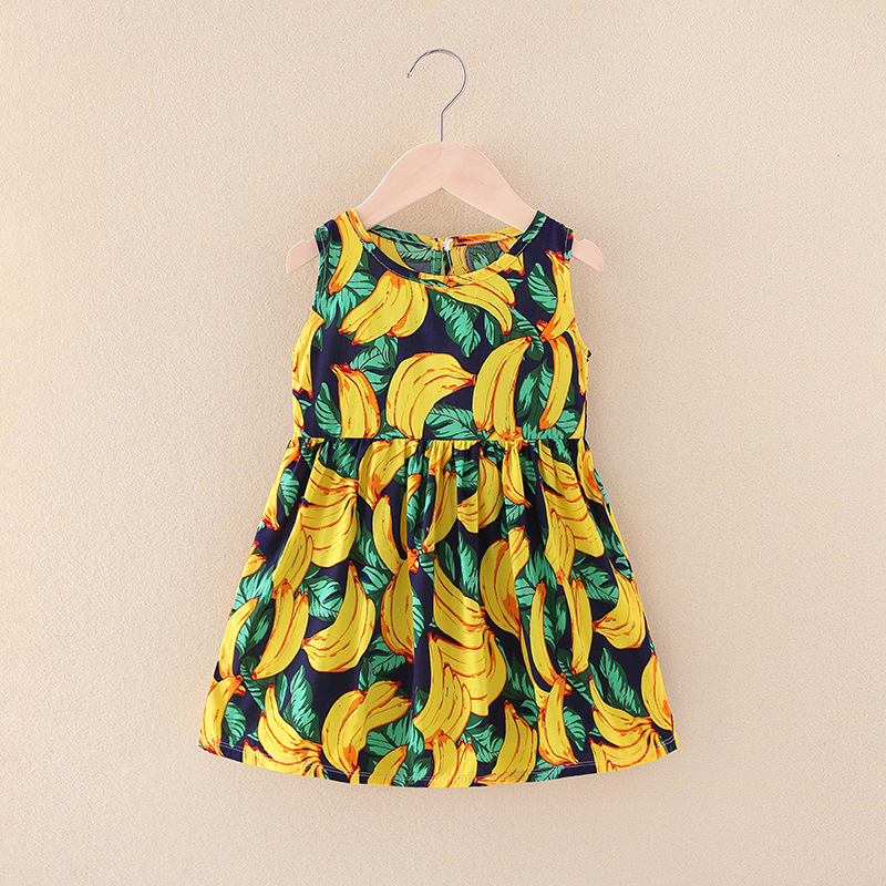 Wholesale Children Kids Baby Fashion Girls Sleeveless Print