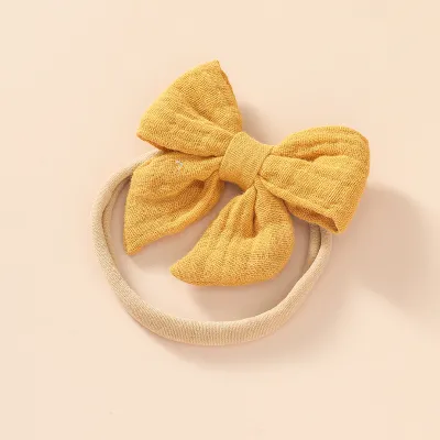 Toddlers Newborn Kid Baby Girls Bowknot Elastic Nylon Soft Headband Hair Accessories