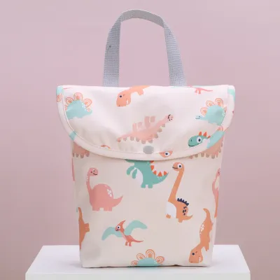 Toddlers Newborn Baby Fashion Baby Diaper Storage Bag with Lock