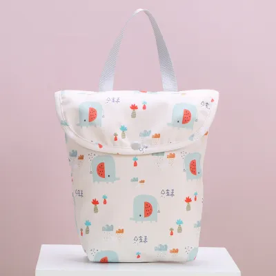 Toddlers Newborn Baby Fashion Baby Diaper Storage Bag with Lock