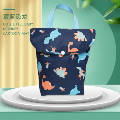 Toddlers Newborn Baby Fashion Baby Diaper Storage Bag with Lock
