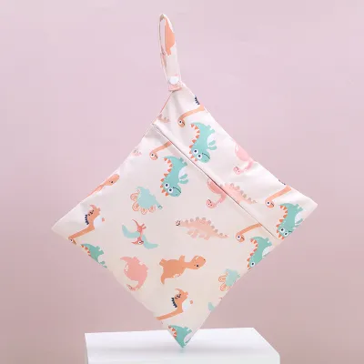 Toddlers Newborn Baby Fashion Baby Diaper Storage Bag with Lock
