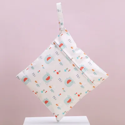Toddlers Newborn Baby Fashion Baby Diaper Storage Bag with Lock