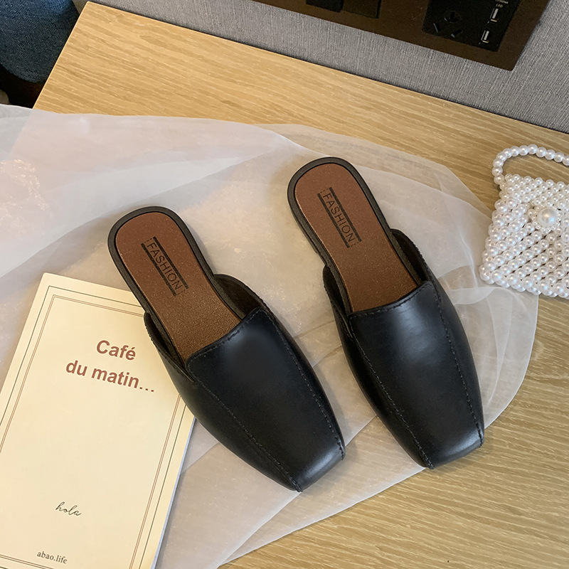 靴 VELOUR FLAT MULES Amazon.com | Vertundy Women's Mules Loafers Low Heel Flats